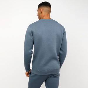 Sudadera de Forro Polar de Manga Larga con Cuello Redondo para Hombre, de Poliéster/Algodón, Diseño Bordado en la Parte Delantera, 400 Gsm, Otoño Invierno, Venta al Por Mayor - Product Image 2