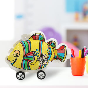 Juguetes creativos de pintura 3D globo de papel inflable para colorear juguete de <span class=keywords><strong>dibujo</strong></span> 3D con ruedas y marcadores para niños y adultos - Product Image 4