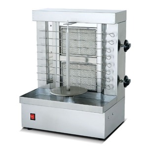 NEW PREMIUM High Quality Commercial Stainless-Steel <b>Electric</b>/Gas Shawarma Rotisserie Chicken Grill Auto-Rotating Restaurant - Product Image 2