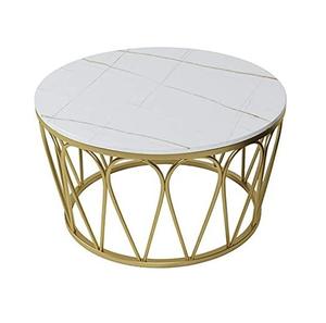 Table basse rustique en laiton martelé avec pièce maîtresse dorée décorative artisanale unique, parfaite pour les maisons et les salons de bureau - Product Image 1
