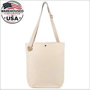 Sac fourre-tout en toile pour trajets quotidiens, à porter en bandoulière, avec longue anse, 15x15x5, décontracté, pour les voyages et le quotidien - Product Image 1