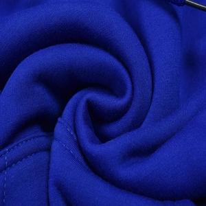 Sudadera con capucha y cremallera de mezcla de algodón para hombre, sudadera con cremallera frontal completa de estilo informal básico con logotipo personalizado, suministro de fábrica - Product Image 6