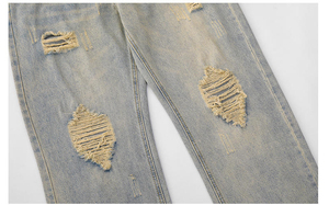 Lupin felt, pantalones de chándal personalizados para hombre, pantalones de chándal, pantalones Cargo holgados informales de color caqui, pantalones vaqueros de mezclilla de doble rodilla personalizados para hombre, servicio OEM - Product Image 4