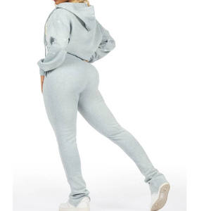 Conjunto Deportivo para Mujer, Sudadera con Capucha y Pantalones para Correr, Ropa Deportiva Cómoda y Transpirable para Gimnasio, Fitness y Running - Product Image 2