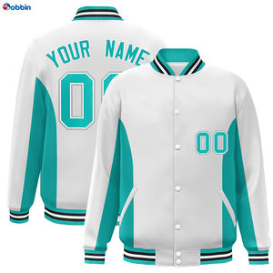 Chaqueta Deportiva de Béisbol de Moda para Hombre, Forrada de Felpa, Transpirable, Ecológica, con Cuello Alto, para Invierno - Product Image 1