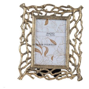 High Grade <b>Gold</b> Plated Unique Fancy Designer Superior Quality Metal <b>Photo</b> <b>Frame</b> For Memorable Family Pictures Display Home Decor - Product Image 1