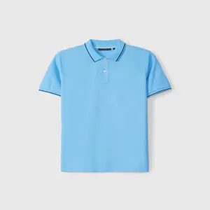 Camisa polo de golfe lisa para homens, tecido personalizado 100% algodão feito no Paquistão