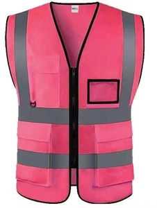 Chaleco DE SEGURIDAD reflectante Ligero Diseño duradero de alta visibilidad Perfecto para trabajos al aire libre Construcción y proyectos de carreteras - Product Image 3