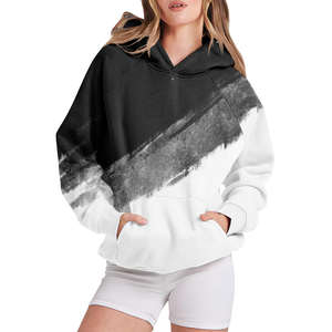 Sweat à capuche décontracté surdimensionné pour femme 2026, confortable, coupe décontractée, manches longues, respirant - Product Image 2