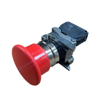 Bouton poussoir Schneider XB4 22 mm 100 % authentique XB4BC42 couleur rouge avec Max. Pulsateurs à retour par ressort 10A, classés IP66/IP67, 600V
