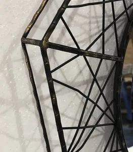 Espejo de pared de diseño, espejo de forma redonda de hierro decorativo para decoración del hogar - Product Image 4