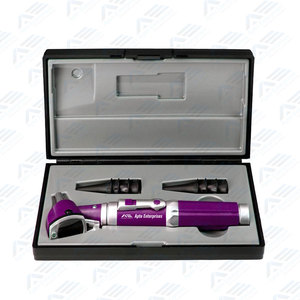 Fiber Optic Otoscope Stainless Steel Case Pocket Diagnostic Ear Infection Detector for Kids Adults Home Use Purple Lifetime - Product Image 5