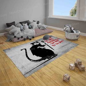 Tapis imprimé coloré : Tapis de voiture moderne pour l'intérieur, décoration de bureau, chambre à coucher, tapis gobelin - Product Image 3