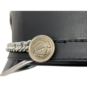 Chapeaux Shako imperméables britanniques napoléoniens avec panache élégant et logo métallique - Product Image 2