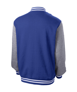 Veste de baseball universitaire à col montant Letterman en molleton vestes polaires simples Quick CollegeBaseballjacket pour hommes - Product Image 4