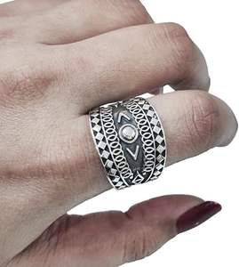 Women's <b>Ring</b> <b>Plain</b> Silver Oxidized Band <b>Ring</b> Filigree Band Unisex <b>Ring</b> Christmas Gift Handmade Jewelry 925 Sterling Silver <b>Ring</b> - Product Image 1