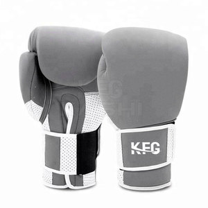 Guantes de boxeo de cuero con acolchado resistente y soporte para las muñecas para entrenamiento, sparring y ejercicios de fitness en general. - Product Image 6