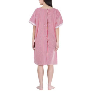 Bata de Hospital Cómoda Unisex 100% Algodón o Mezcla de Poliéster Ropa para Pacientes con Cierre Trasero para Uso Médico - Product Image 2
