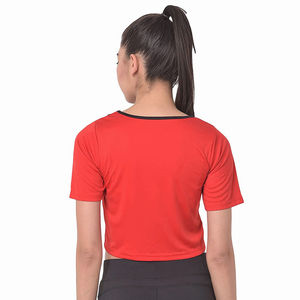 Fabricante Mayorista de Tops Cortos para Mujer, Ropa Urbana Ligera, Tops Cortos con Impresión de Logotipo Personalizado Disponible, Camisetas para Mujer - Product Image 2