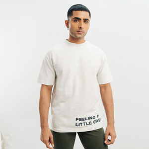 Camisetas extragrandes lavadas con piedra Vintage con diseño de ropa de calle personalizada para mujer, camisetas de lavado ácido GSM 250 de peso pesado - Product Image 1