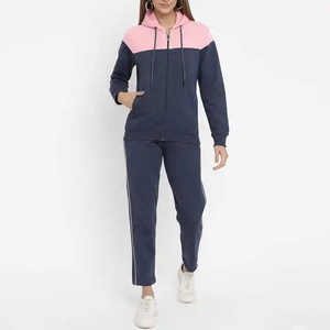 Ropa de entrenamiento ajustada con logotipo personalizado, conjunto de chándal para mujer, el mejor precio más vendido, chándal para mujer, ropa informal, chándal para mujer - Product Image 1