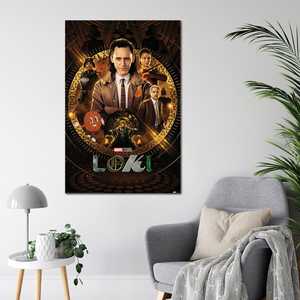 Tom Hiddleston como Loki en póster sobre lienzo, diseño moderno, arte de pared Glorious Purpose - Product Image 1