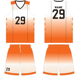 Conçu sur mesure, ensembles d'uniformes de basket-ball pour hommes, tissu confortable, imprimé professionnel, options de taille imprimé, grande taille - Product Image 3