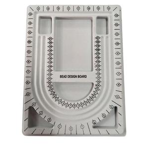 Panneau de perles en plastique recouvert de flocage de couleur grise 13 "X 9-1/2" outil de bijoutier de haute qualité utilisation de pice la plus basse pour la fabrication d'outils - Product Image 1