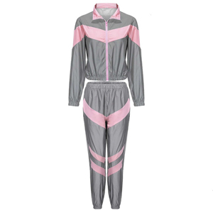 Ensemble coupe-vent décontracté et attrayant pour femmes, ensemble 2 pièces de qualité durable avec logo personnalisé pour l'hiver, survêtement respirant - Product Image 5