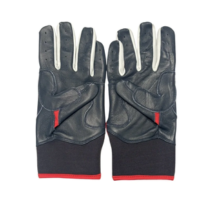 Precio de fábrica de alta calidad de color personalizado guantes de bateo de béisbol diseño personalizado guantes de béisbol de cuero de dedo completo - Product Image 2