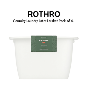 ROTHO Country Laundry <b>Basket</b> Pack of 4 - Product Image 3