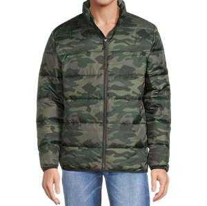 Top Selling High Quality Sublimation Puffer <b>Jackets</b> Customized Wholesale <b>Camo</b> Colour Collar Full Zipper Puff <b>Jacket</b> Side Pockets - Product Image 2