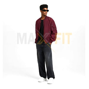 <b>Slim</b> <b>Fit</b> 2024 Customized Lightweight Sportswear Casual Bomber <b>Jacket</b> 2025 Comfortable Hot Sale <b>Men</b> Bomber <b>Jackets</b> - Product Image 4