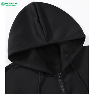Sweat-shirts à capuche zippés en molleton/éponge française 2026, coton épais, unisexe, coupe classique, impression DTF/DTG personnalisée, respirant, séchage rapide, hiver - Product Image 5