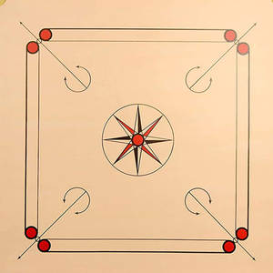 คณะกรรมการ Carrom สั่งทําพิเศษส่งเสริมการขายสีที่แตกต่างกัน / ผู้ผลิตโรงงานโดยตรงกระดาน Carrom ราคาต่ําพร้อมเหรียญ - Product Image 5