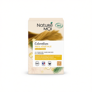 NATURE MOI 100% Tinta per Capelli Biondo Dorato Vegetale con Olio di Camelina Biologico, Extension Clip-in di Capelli Umani, Confezione da 2, Tutti i Colori - Product Image 1