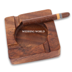 Cendrier en bois d'excellente qualité concepteur fait à la main en gros cendrier fantaisie taille personnalisée concepteur nouveau cendrier en métal - Product Image 2