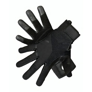 Guantes Masters para Descenso en Rappel, Guantes Negros para Cuerda Rápida, Guantes de Seguridad con Palma Reforzada de Cuero Genuino - Product Image 1