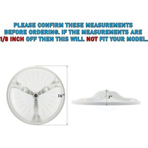 อะไหล่เครื่องซักผ้าไฟฟ้าแบบใช้แผ่นซักพลาสติก รุ่น W10752285 สำหรับเครื่องซักผ้า Whirlpool เหมาะสำหรับโรงแรม - Product Image 2