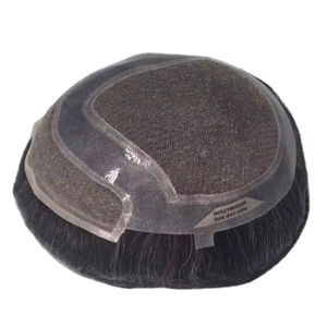 Toupee para Hombre Taz Hair, Peluca de Cabello Humano 100%, Densidad Cruda 60%-150%, Cabello Indio Remy, Resistente al Agua, Ondulado - Product Image 3