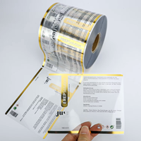 Étiquette adhésive ovale personnalisée en PVC transparent durable, imperméable, finition brillante, emballage écologique
