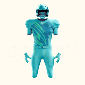 Uniforme de football américain de haute qualité en gros, fabrication sur mesure, impression par sublimation, uniforme de football américain fabriqué au Pakistan - Product Image 4