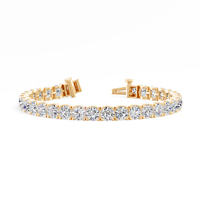 VABS <strong>DIAMOND</strong> Timeless Women's Classic Moissanite <strong>Tennis</strong> <strong>Bracelet</strong> 16.14 Ctw 14K Gold Plated Rhodium Third Party Certified <strong>Best</strong>