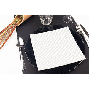 Serviettes à imprimé contrasté 40x40cm Bambulux Eco 480 pièces B2B - Product Image 1