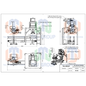 TBM-SB01 Semi-automatic Series Bagging Machine For Poultry Feed Pet Foods 10kg 25kg 50kg PP Woven Bag With Conveyor & Sewing - Product Image 5