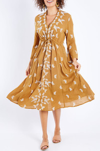 2024 mejor colección para mujeres Floral bordado tejido manga tres cuartos ropa elegante - Product Image 4