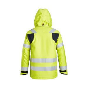 Vestes de sécurité en coton à manches longues pour hommes, imperméables, coupe-vent, respirantes, doublure en polaire réfléchissante, haute visibilité - Product Image 2