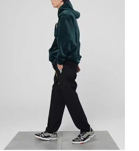 Sudaderas con Capucha de Terciopelo Bordadas Personalizadas para Hombre, Dos Bolsillos Delanteros, Suministro OEM, Técnica Lavada, Talla Grande, Logotipo Personalizado, Verano - Product Image 6