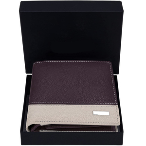 Portefeuille en cuir véritable de qualité supérieure pour hommes avec plusieurs fentes pour cartes au design mince et élégant, durable et durable. - Product Image 2