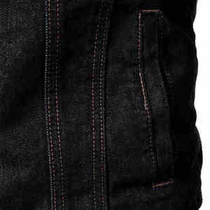 Chaqueta vaquera de invierno de gran tamaño para hombre, abrigo vaquero azul con forro de Sherpa grueso para ropa de moda, abrigo informal cálido de estilo callejero informal - Product Image 5